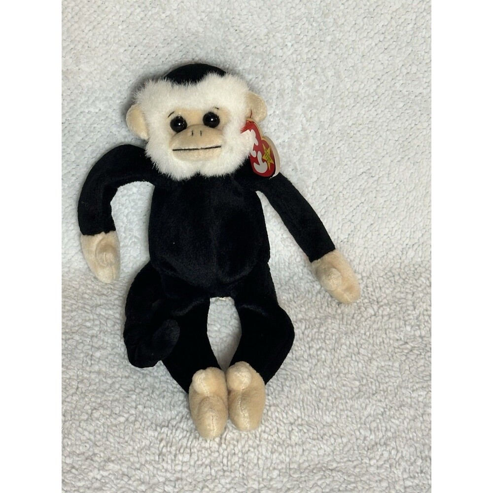 Retired Ty Beanie Baby Mooch The Monkey MINT Tags 1998